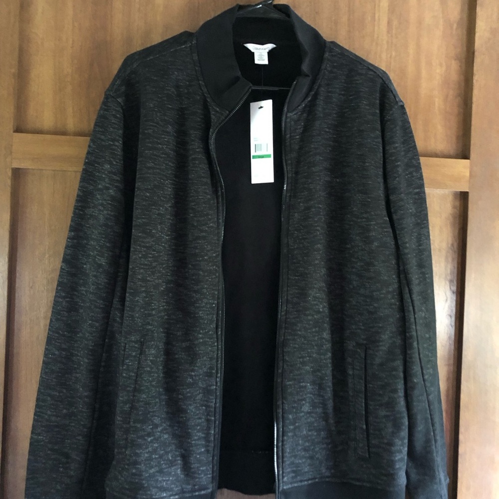 Calvin Klein Charcoal Zip-Up Jacket